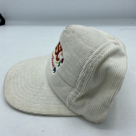 VTG 1989 75th Rose Bowl USC Trojans Michigan Wolverines Corduroy Snapback Hat - Picture 2 of 4